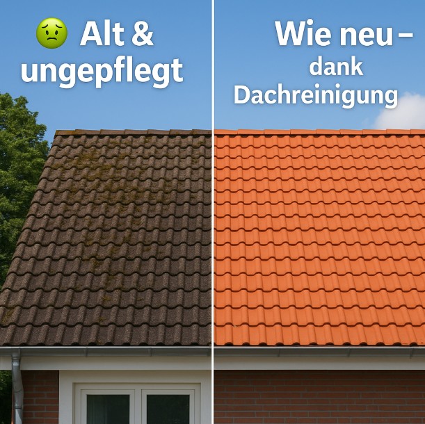 Dach- und Fassadenreinigung in Calw – Beispielbild